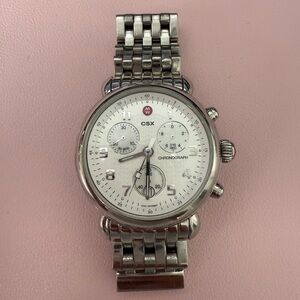 CSX Silver Chronograph Watch